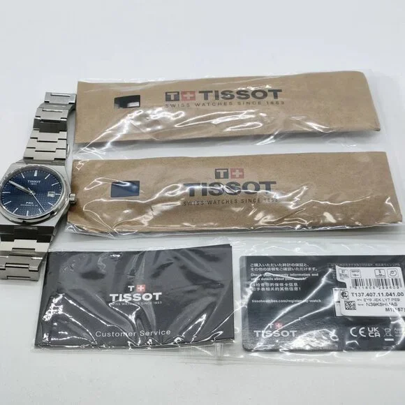Tissot Watch 39mm Women's Black X Silver 600-072925 - Picture 9 of 9